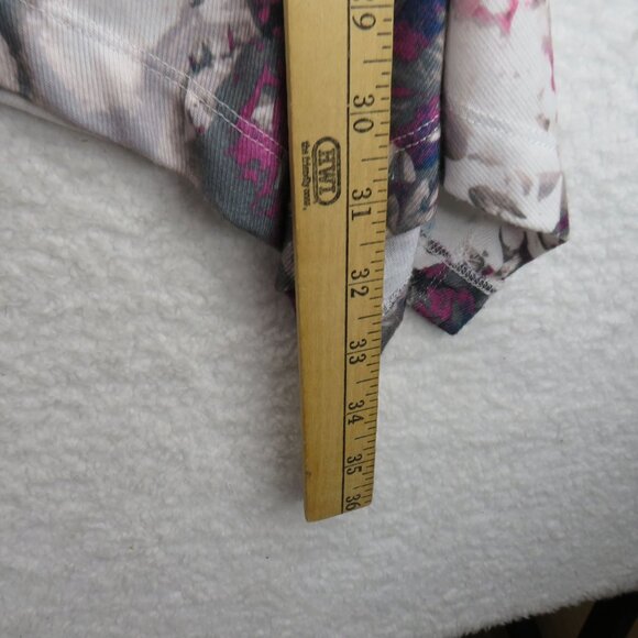 Philosophy Shirt Womens Size Extra Large Floral Asymmetrical Hem Tunic - Picture 9 of 9